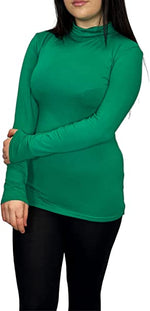 Load image into Gallery viewer, Ladies Polo Roll Neck Long Sleeve Turtle Neck Plain Jumpers for Women Top Womens Ladies New Plain Turtle Polo Roll Neck Long Sleeve Stretch Jumper T-Shirt Tee Top 8-14
