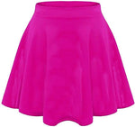 Load image into Gallery viewer, LUXE DIVA Girls Skater Skirt Flared High Waisted Flippy Stretch Mini Tutu Fancy School Skirts 5-14 Years

