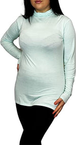 Load image into Gallery viewer, Ladies Polo Roll Neck Long Sleeve Turtle Neck Plain Jumpers for Women Top Womens Ladies New Plain Turtle Polo Roll Neck Long Sleeve Stretch Jumper T-Shirt Tee Top 8-14
