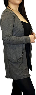 Load image into Gallery viewer, Ladies Long Sleeve Pocket Cardigan Womens Top Sizes 8-14
