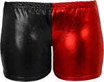 Load image into Gallery viewer, Womens Metallic Wet Look Hot Pants Womens Red Blue Shiny Halloween Summer Fancy Party Disco Wet Look Shorts
