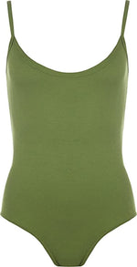 Load image into Gallery viewer, Womens Strappy Sleeveless Ladies Camisole Vest Bodysuit Leotard Top - 8-26
