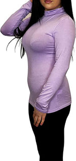 Load image into Gallery viewer, Ladies Polo Roll Neck Long Sleeve Turtle Neck Plain Jumpers for Women Top Womens Ladies New Plain Turtle Polo Roll Neck Long Sleeve Stretch Jumper T-Shirt Tee Top 8-14
