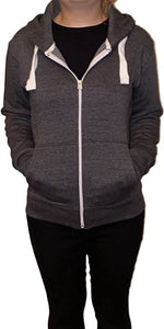 Load image into Gallery viewer, Ladies Plain Colour Hoodie Womens Fleece Hooded Top Zip Zipper Hoodie Sweatshirt Available in 22 Colours Plus Sizes Small-XL

