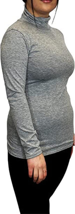Load image into Gallery viewer, Ladies Polo Roll Neck Long Sleeve Turtle Neck Plain Jumpers for Women Top Womens Ladies New Plain Turtle Polo Roll Neck Long Sleeve Stretch Jumper T-Shirt Tee Top 8-14
