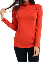 Load image into Gallery viewer, Ladies Polo Roll Neck Long Sleeve Turtle Neck Plain Jumpers for Women Top Womens Ladies New Plain Turtle Polo Roll Neck Long Sleeve Stretch Jumper T-Shirt Tee Top 8-14

