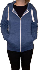 Load image into Gallery viewer, Ladies Plain Colour Hoodie Womens Fleece Hooded Top Zip Zipper Hoodie Sweatshirt Available in 22 Colours Plus Sizes Small-XL
