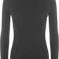 LUXE DIVA Women's Ribbed Polo Turtle Neck Jumper