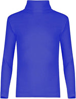 Load image into Gallery viewer, Kids Unisex Girls Boys Rib Polo Neck Top Turtle Neck Long Sleeve Rib Tops Size 5-13 Years
