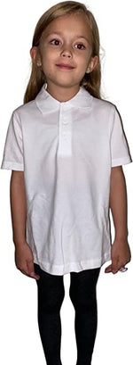 Load image into Gallery viewer, Boys Girls Plain Polo Shirts Kids Summer Short Sleeve School T-Shirts Top School Shirts Uniform PE Top Gym
