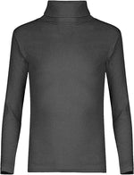 Load image into Gallery viewer, Kids Unisex Girls Boys Rib Polo Neck Top Turtle Neck Long Sleeve Rib Tops Size 5-13 Years
