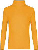 Load image into Gallery viewer, Kids Unisex Girls Boys Rib Polo Neck Top Turtle Neck Long Sleeve Rib Tops Size 5-13 Years

