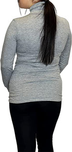 Load image into Gallery viewer, Ladies Polo Roll Neck Long Sleeve Turtle Neck Plain Jumpers for Women Top Womens Ladies New Plain Turtle Polo Roll Neck Long Sleeve Stretch Jumper T-Shirt Tee Top 8-14
