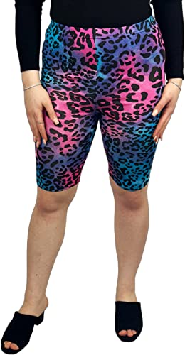 Womens Cycling Over-Knee Shorts Dancing Super Stretch Ladies Dancing Walking Running Gym Biker Active Casual Sports Yoga Pants