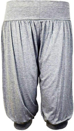 Load image into Gallery viewer, Ladies Plus Size Ali Baba Baggy Stretch Fit Shorts Womens Plain Cropped Harem Trouser Pants 8-26
