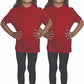 LUXE DIVA Kids Plain Polo Shirt School