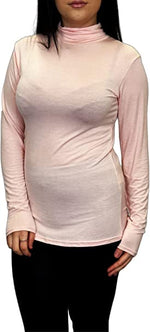 Load image into Gallery viewer, Ladies Polo Roll Neck Long Sleeve Turtle Neck Plain Jumpers for Women Top Womens Ladies New Plain Turtle Polo Roll Neck Long Sleeve Stretch Jumper T-Shirt Tee Top 8-14
