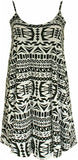 LUXE DIVA Women's Strappy Printed Mini Dress Plus Size
