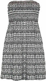 Load image into Gallery viewer, New Womens Ladies Sheering Top Strapless Bandeau Dress Top Jersey Ladies Plus Size Boobtube Top Dress UK 16-22
