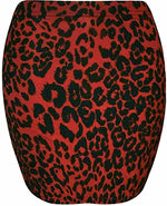 Load image into Gallery viewer, Womens Print Ladies Stretch Bodycon Elasticated Jersey Short Mini Skirt
