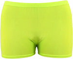 Load image into Gallery viewer, Kids Microfiber HOT Pants Girls Knickers Lycra Dance Shorts Gym NEON Party Dress Costume 5-12 Years of Age

